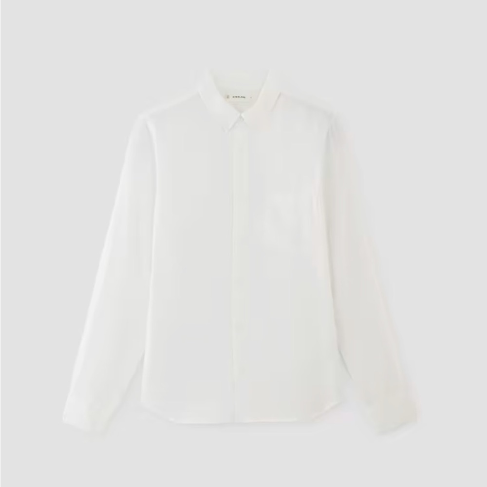 Everlane White The Classic Linen Shirt NWT